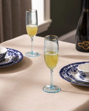 Sparkling Champagne Flute - Sky Blue - Set Of 6modern kitchen decor ,kitchen dinner set ,dinnerware 