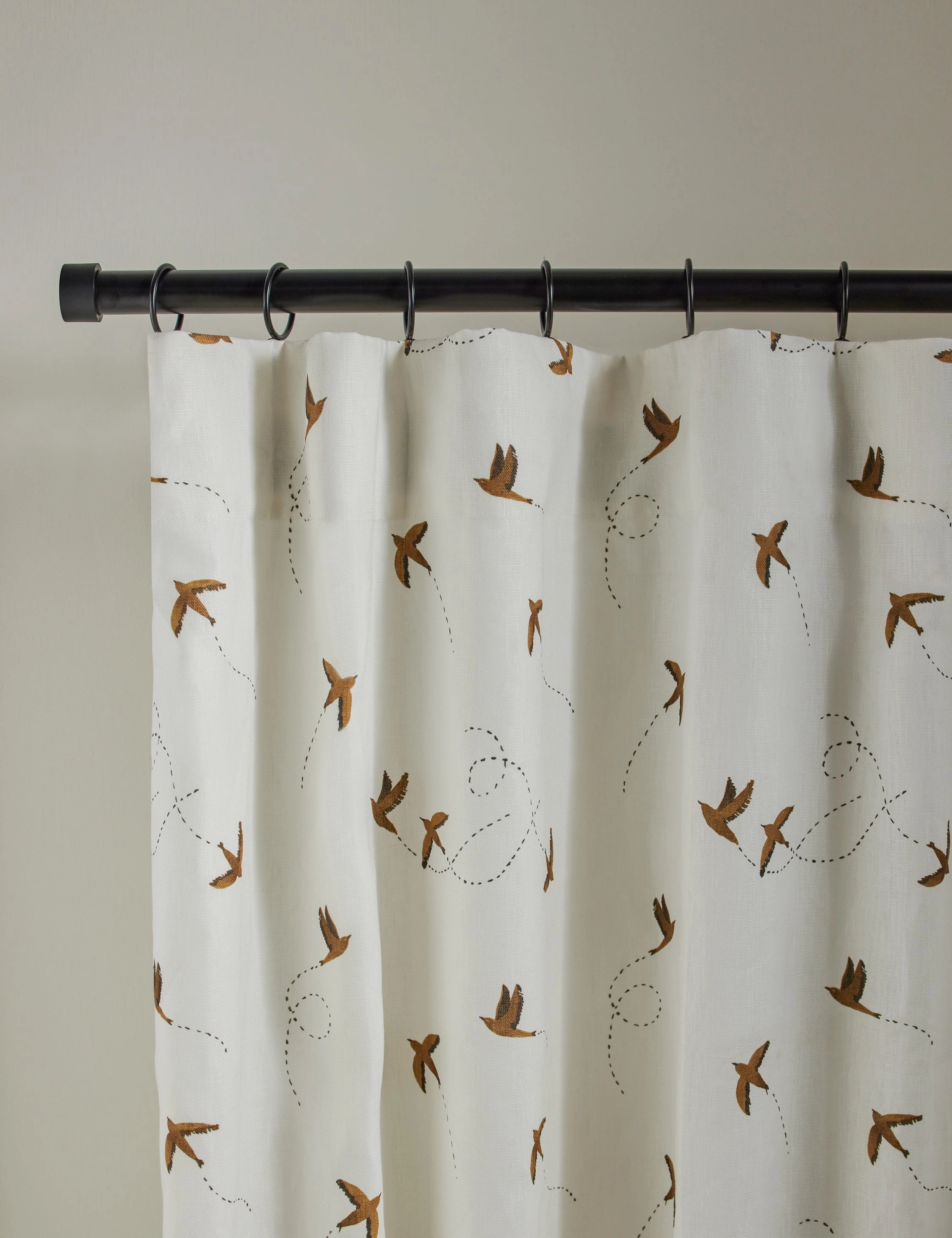 Sparrow Linen Curtain Panel by Rylee   Cruhome decor ,wall decor 