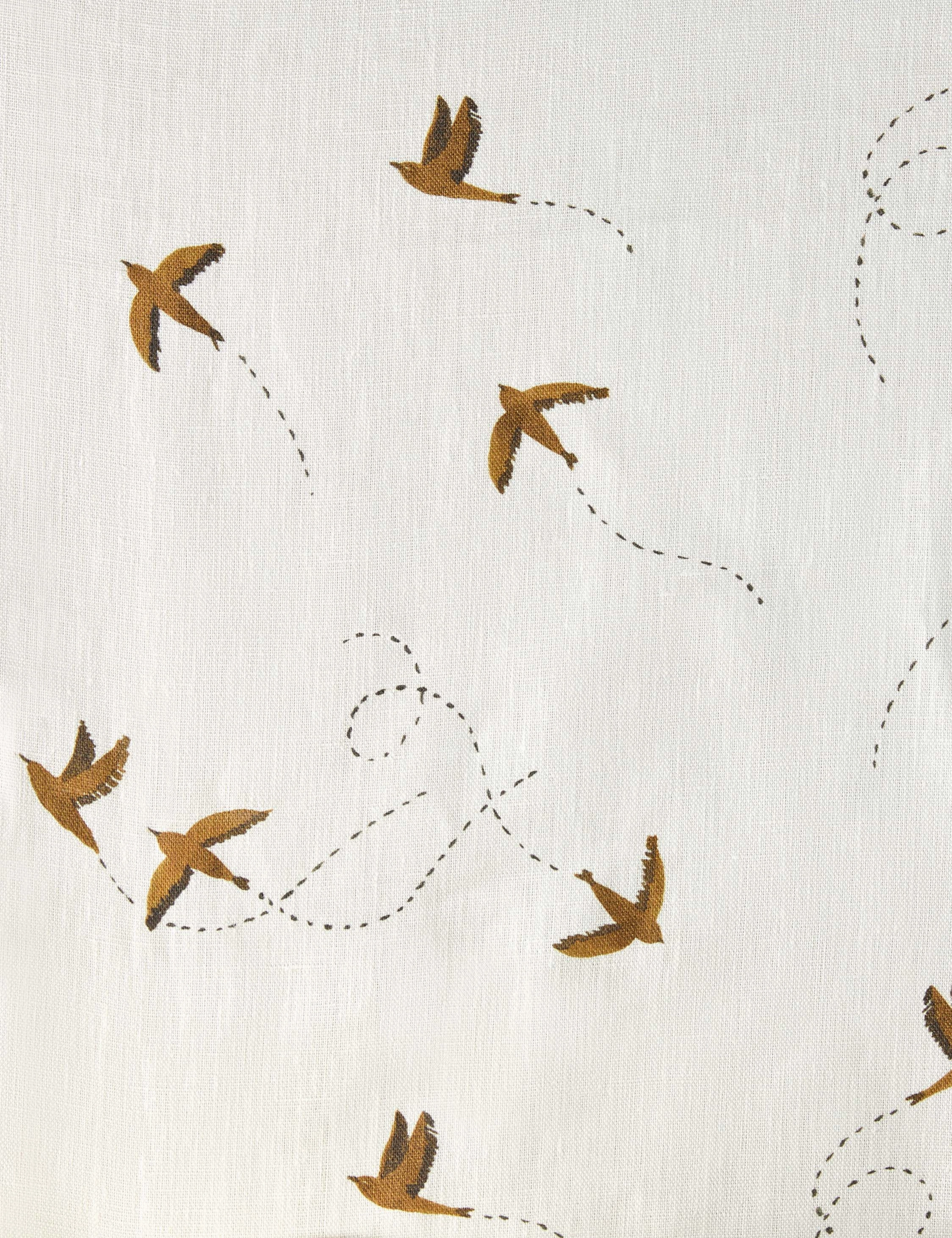 Sparrow Linen Fabric by Rylee   Cru