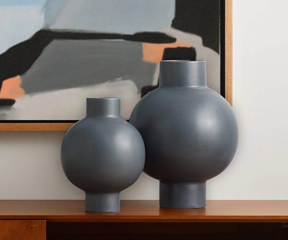Spherical Ceramic Vases