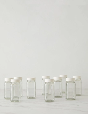 Spice Jars set of 10 by NEAT Methodhome decor ,wall decor 