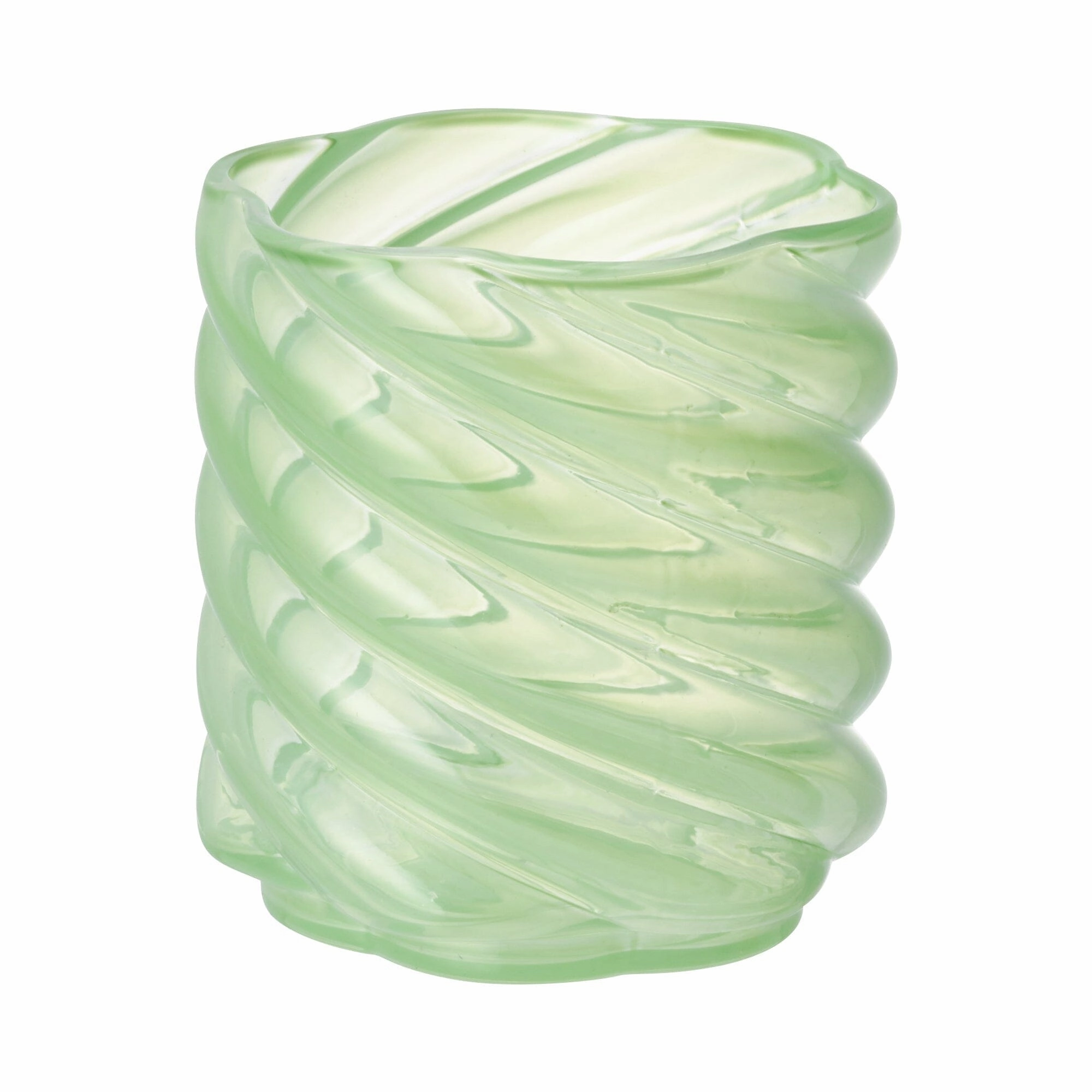 Spiral Tumbler Greenglass cups ,personalized mugs 