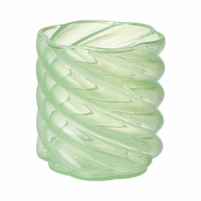 Spiral Tumbler Greenglass cups ,personalized mugs 