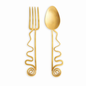 Spirale Serving Set (2 Pieces Set)nordic style desktop ornaments