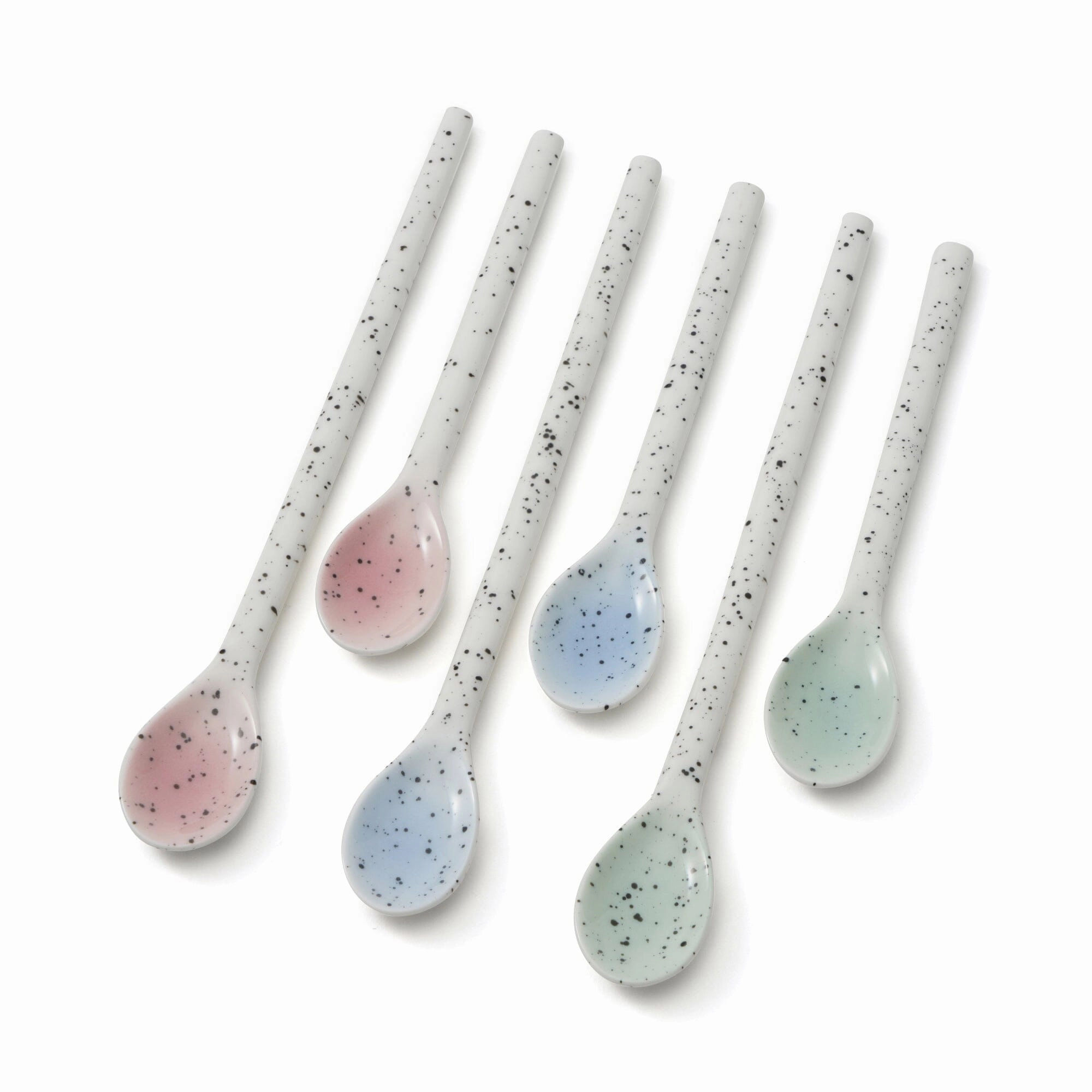 Splatter Dessert Spoon Green