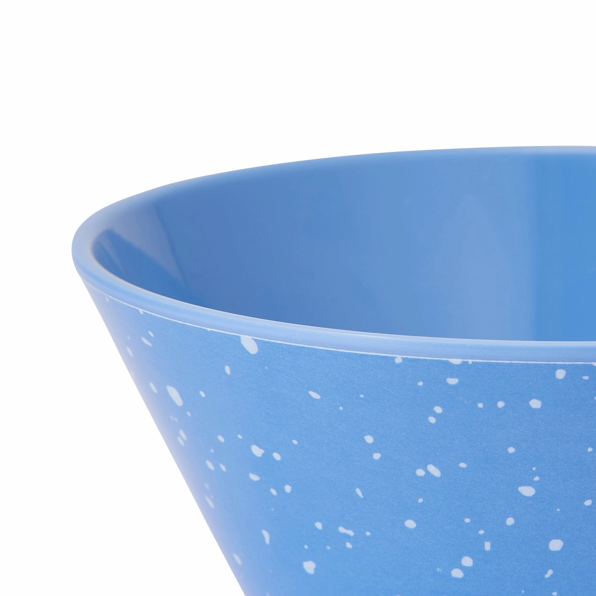 Splatter Melamine Bowl Blue