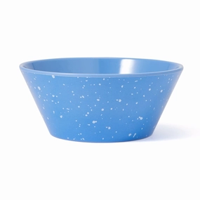Splatter Melamine Bowl Bluehand-painted ceramic bowl