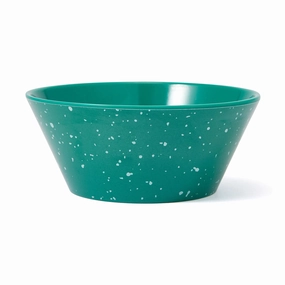Splatter Melamine Bowl Greenhand-painted ceramic bowl