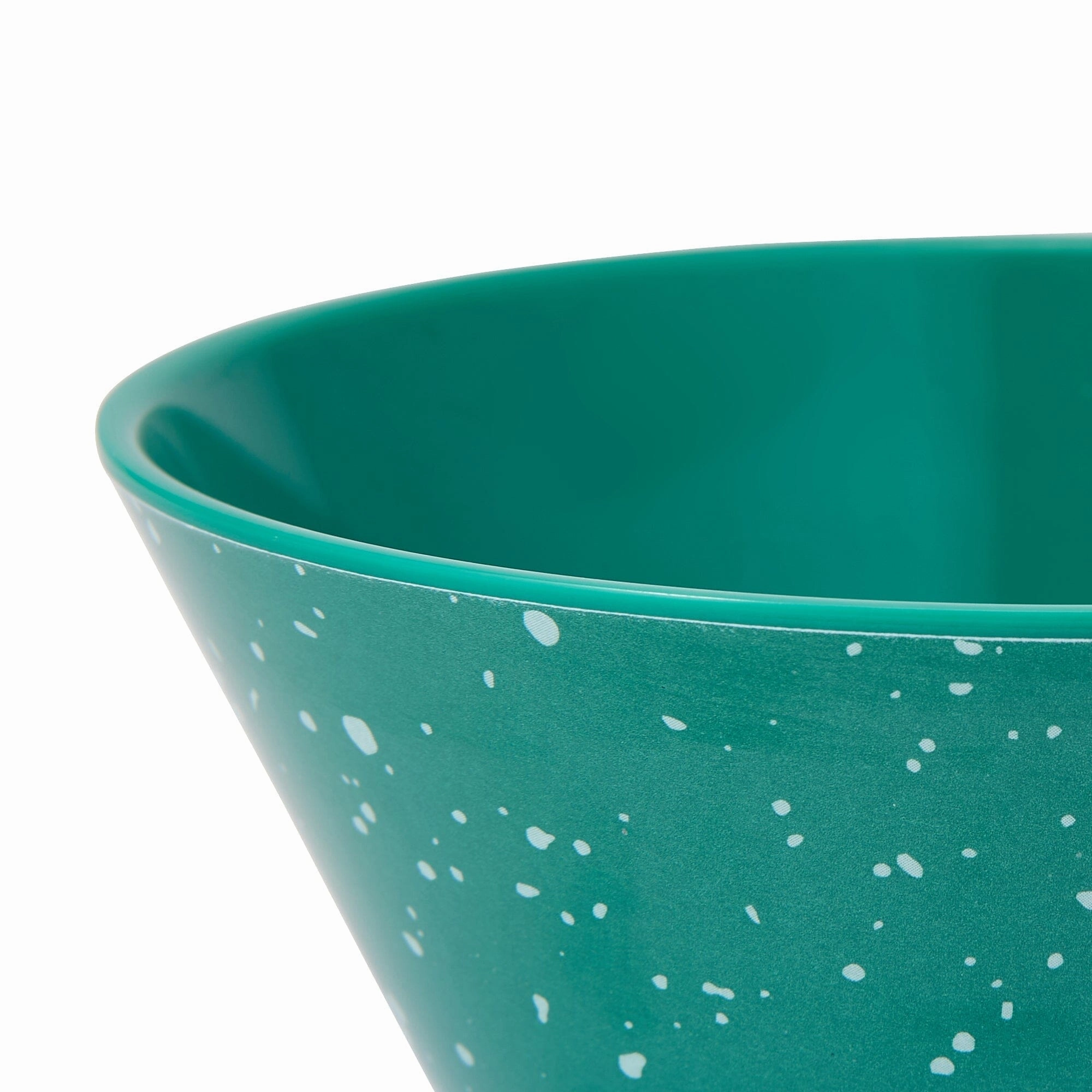 Splatter Melamine Bowl Green