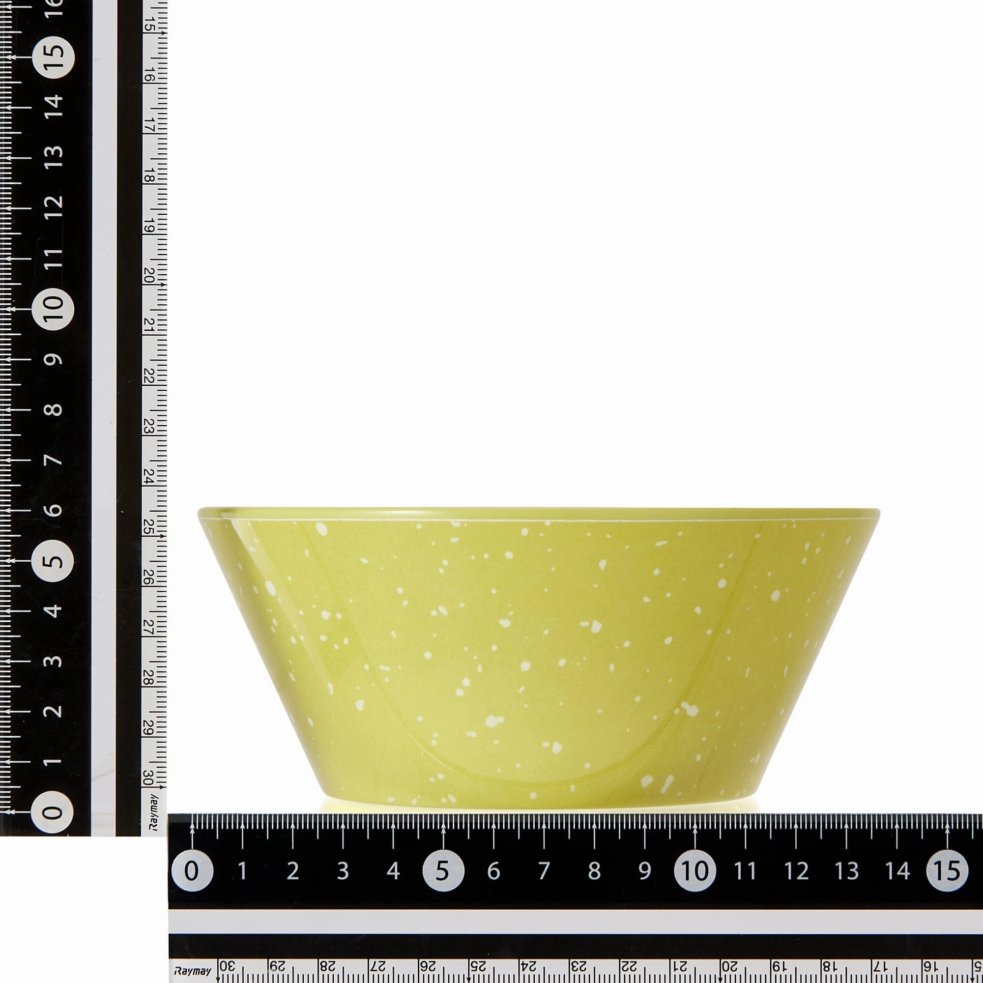 Splatter Melamine Bowl Yellow