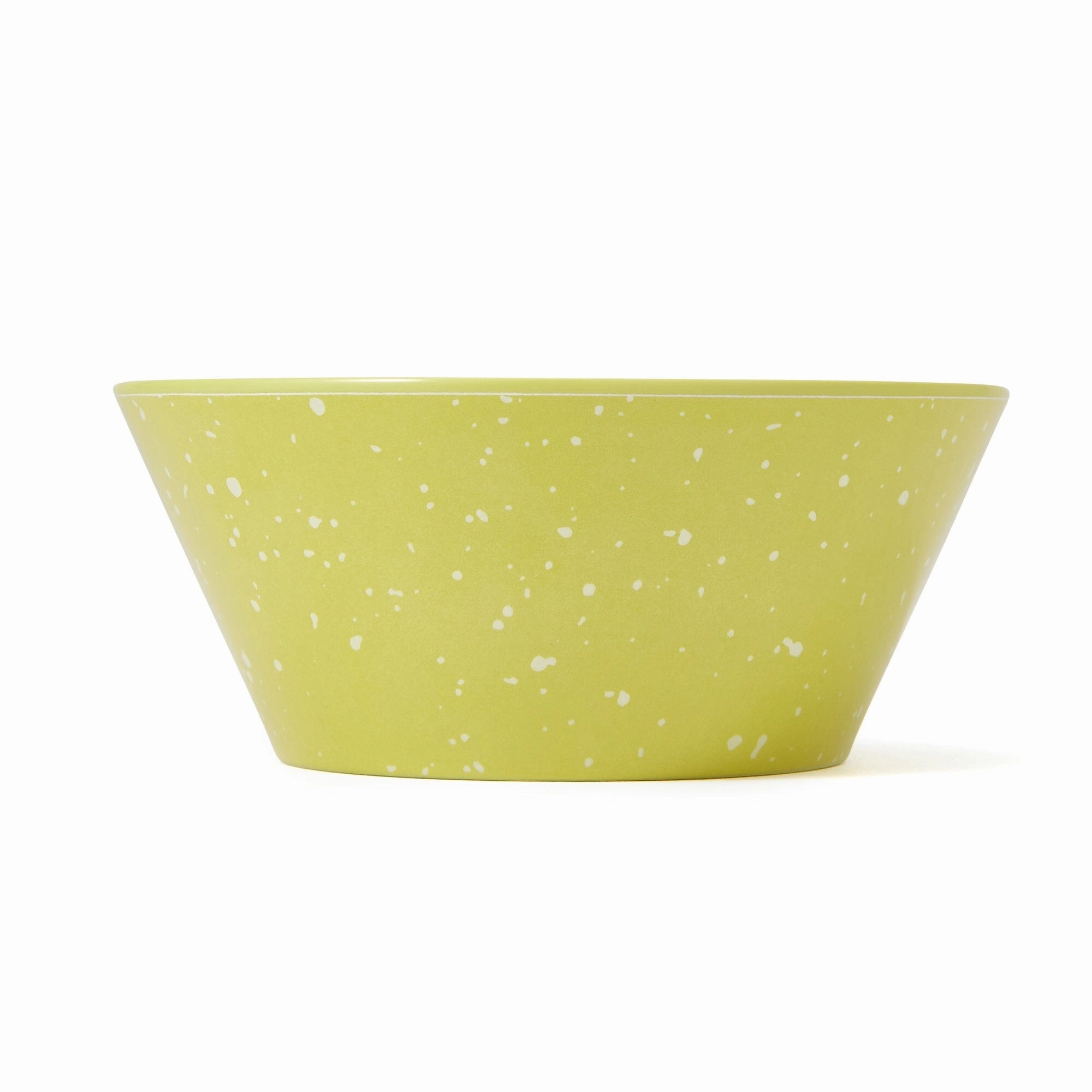 Splatter Melamine Bowl Yellow