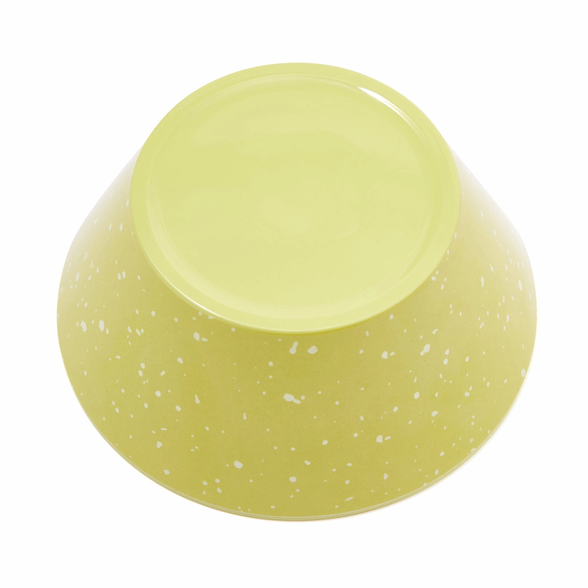 Splatter Melamine Bowl Yellow