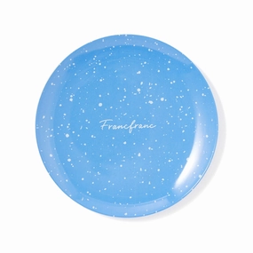 Splatter Melamine Plate Small Bluehand-painted ceramic bowl