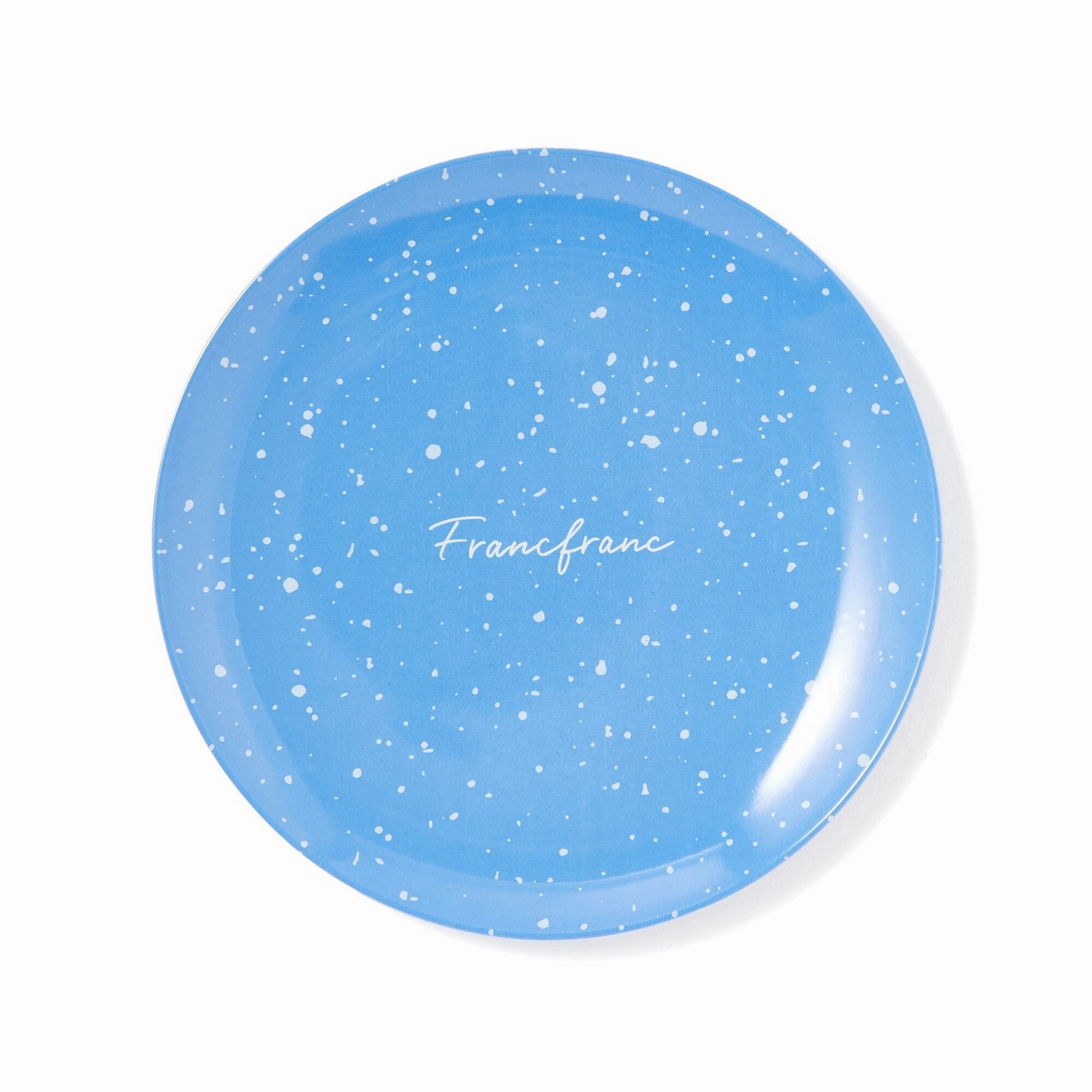 Splatter Melamine Plate Small Bluehand-painted ceramic bowl