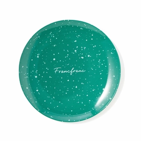 Splatter Melamine Plate Small Greenhand-painted ceramic bowl