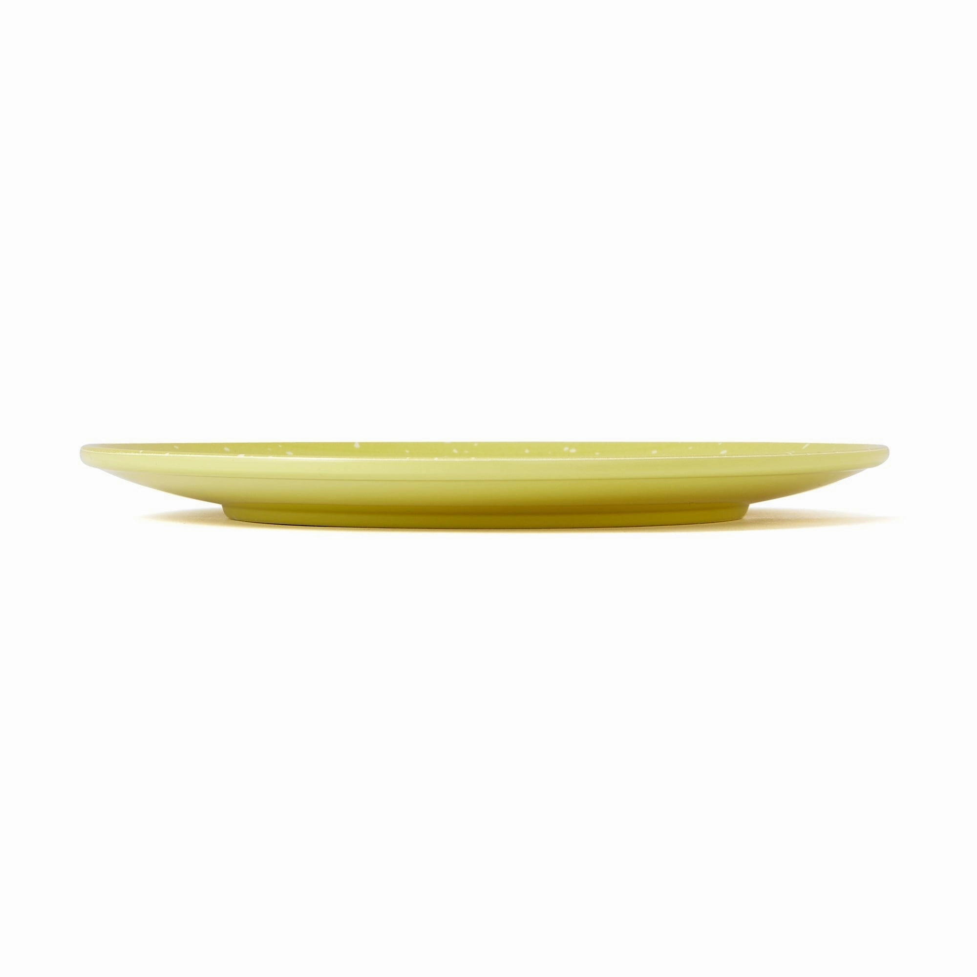 Splatter Melamine Plate Small Yellow