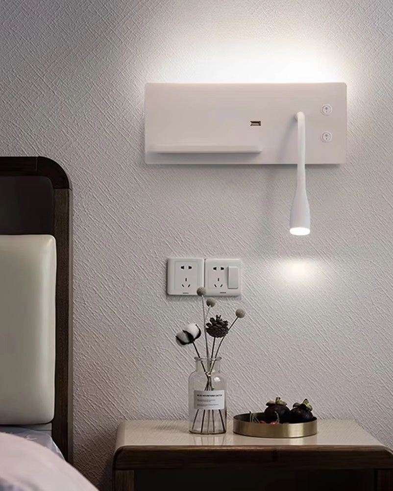 Spot Light with USB Charging & Wireless Fast Charger  Body Type -WH