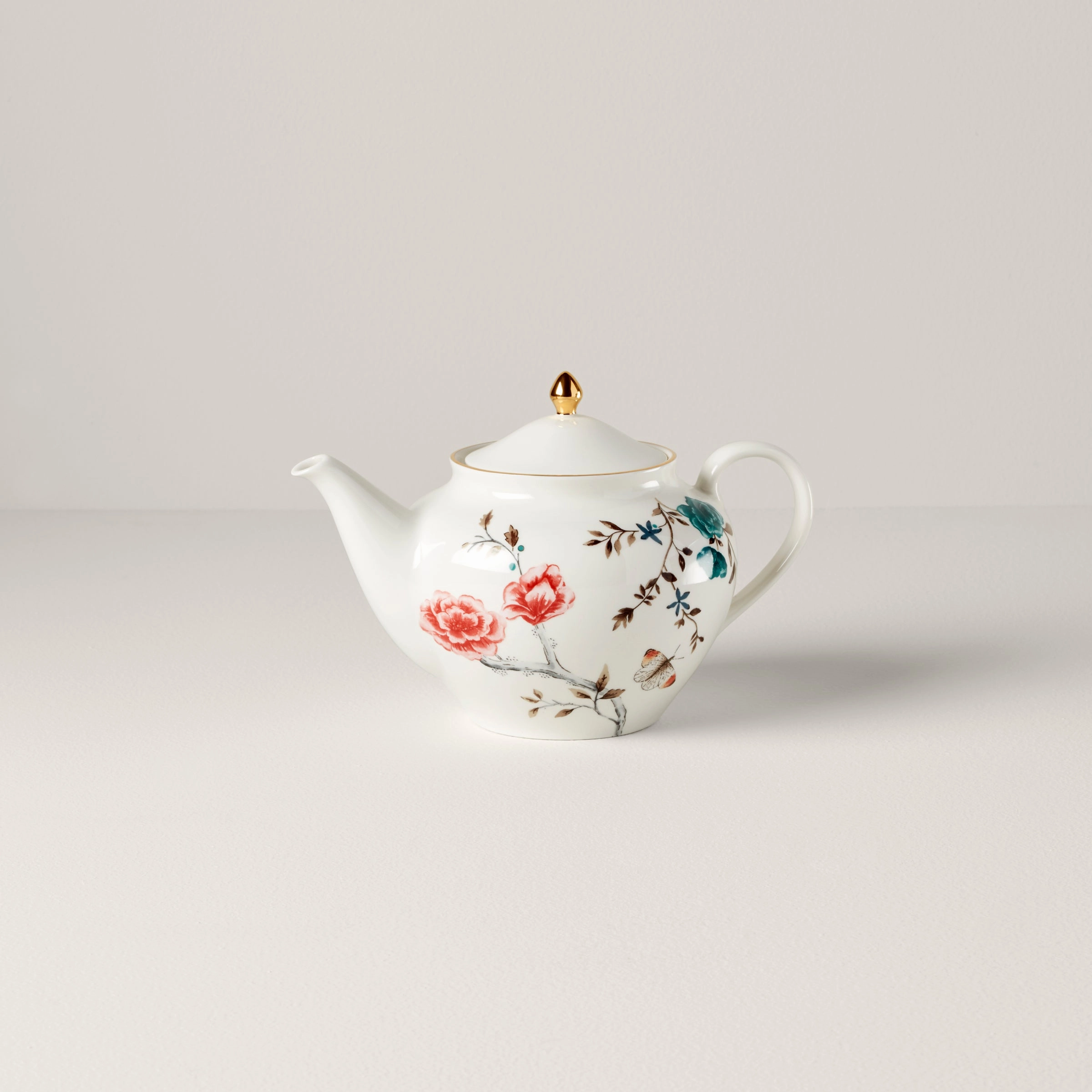 Sprig & Vine Teapot - Whiteafternoon tea dessert tray
