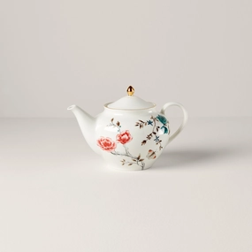 Sprig & Vine Teapot - Whitemodern kitchen decor ,kitchen dinner set ,dinnerware 