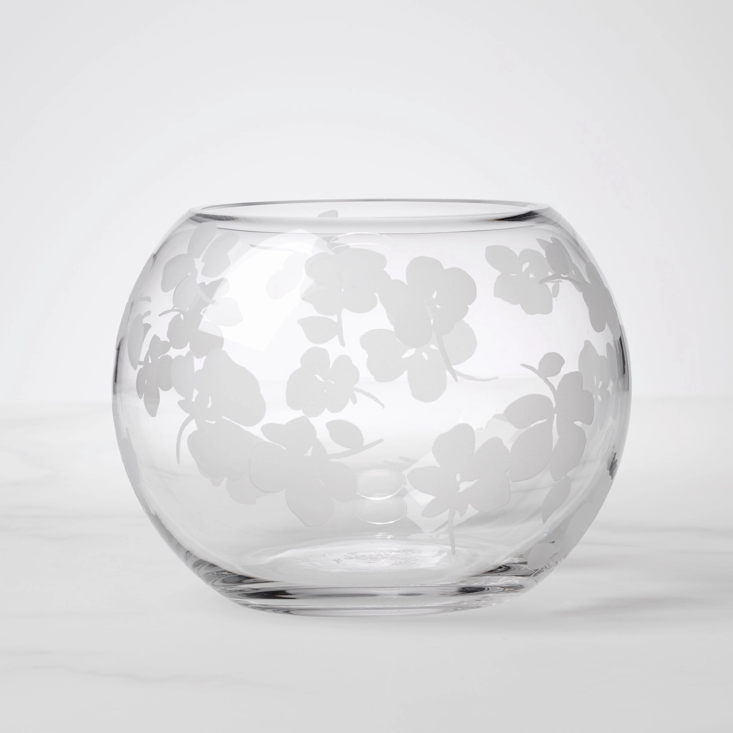 Spring Pansies Glass Petite Rose Bowlmodern kitchen decor ,kitchen dinner set ,dinnerware 