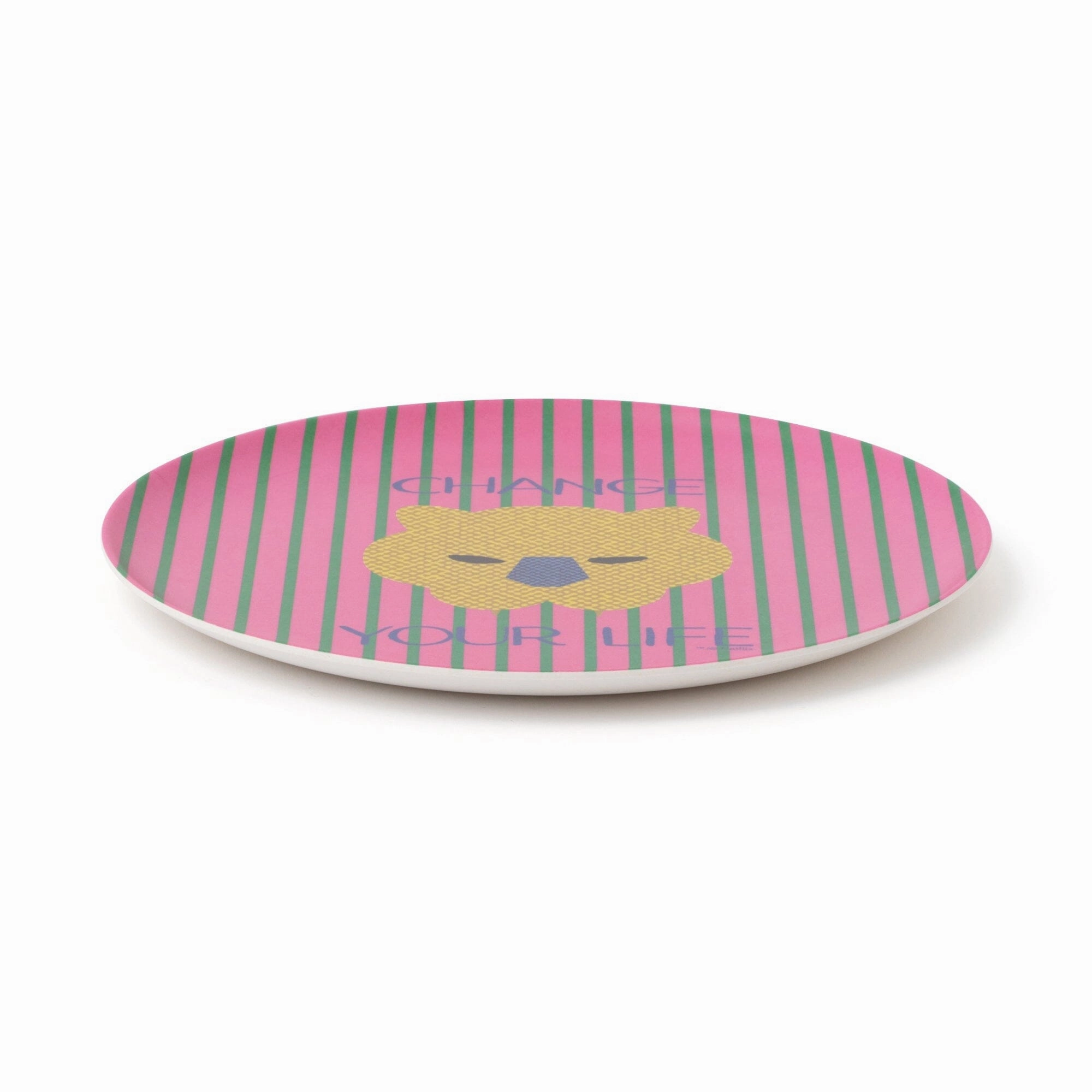 SQUID GAME Bamboo Plate Pink
