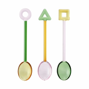 SQUID GAME Glass Spoon Muddler Setboho style dinner plates for special occasions 