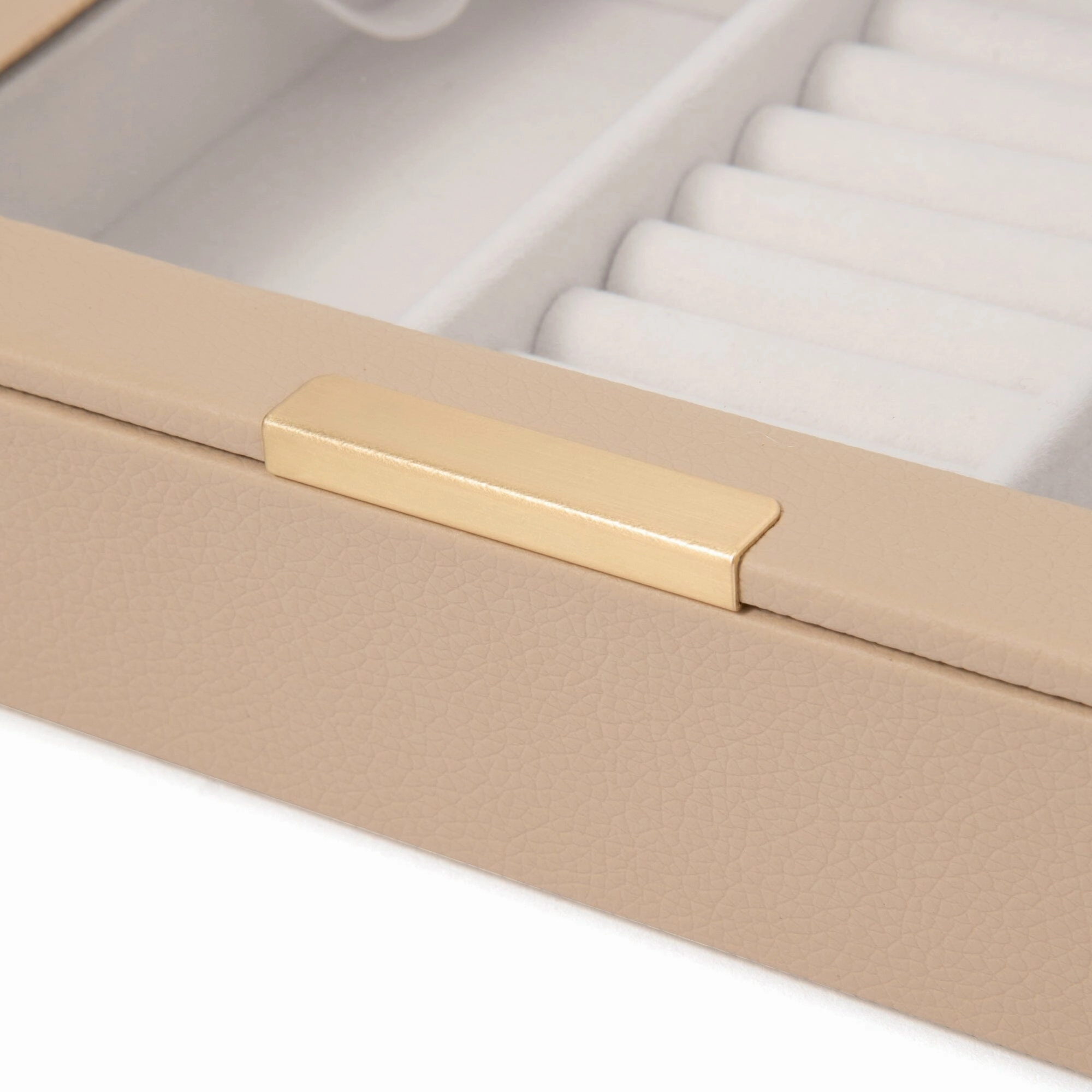 Stacking Jewelry Box Display Beige