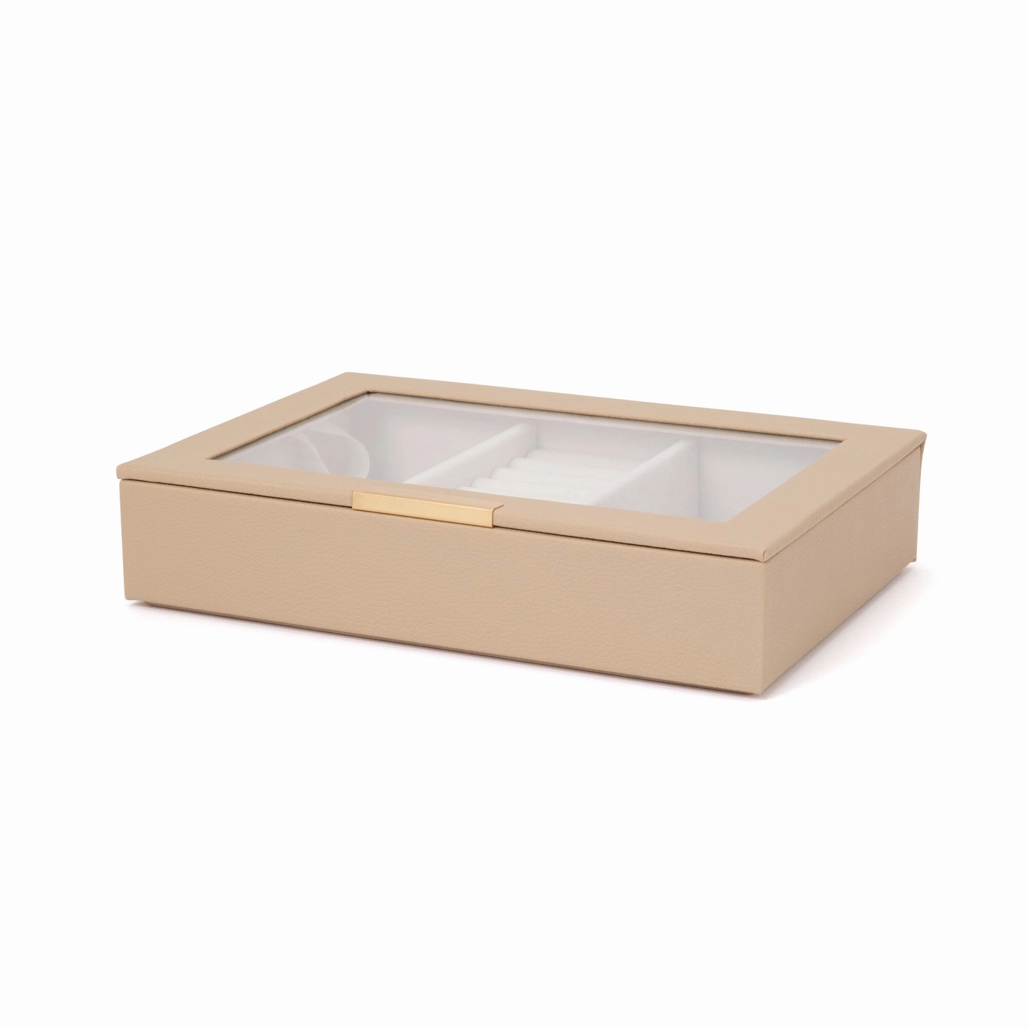 Stacking Jewelry Box Display Beige