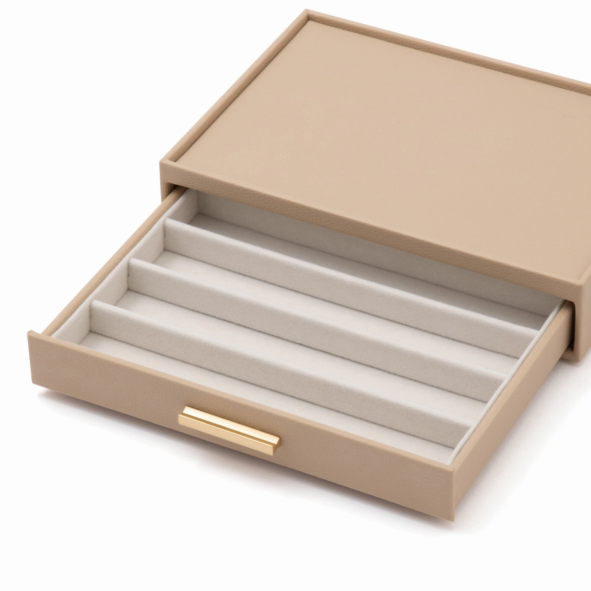 stacking Jewelry Box Necklace Beige
