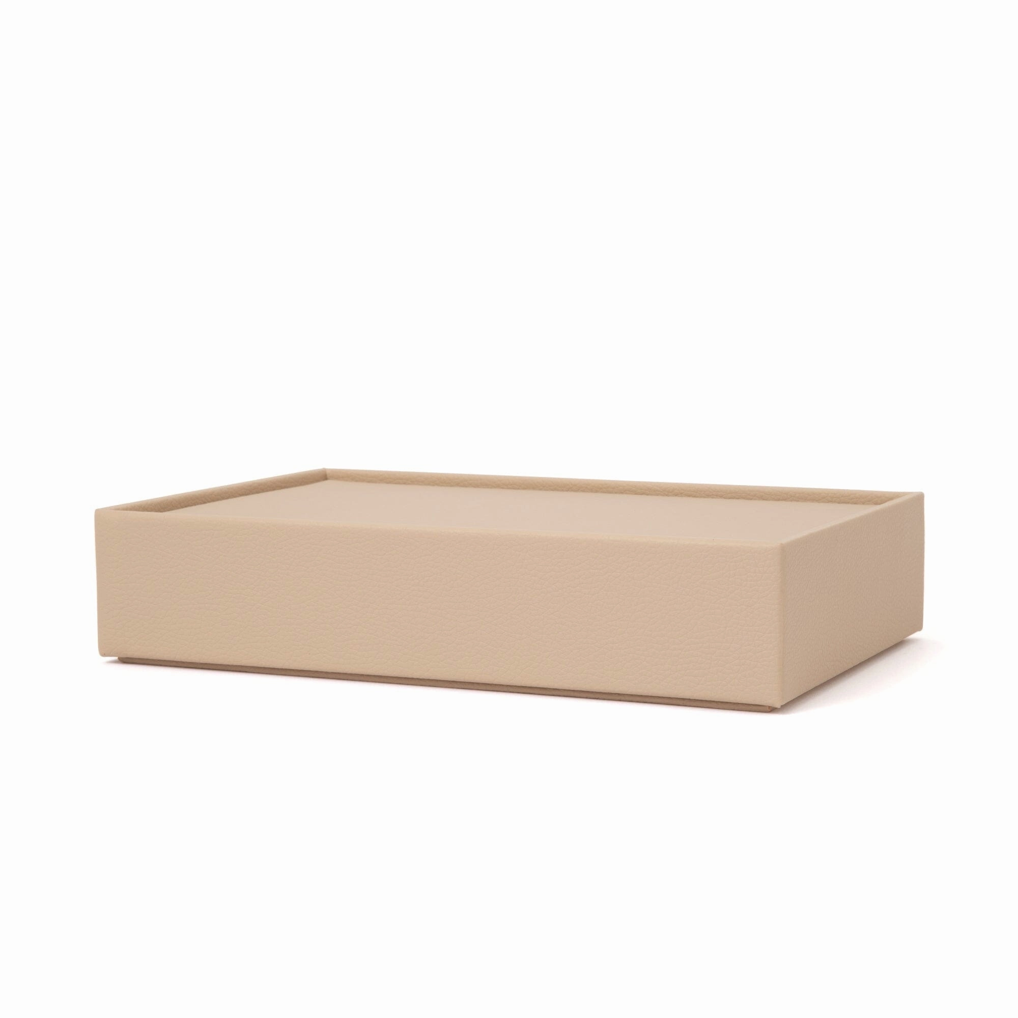Stacking Jewelry Box Open Beige
