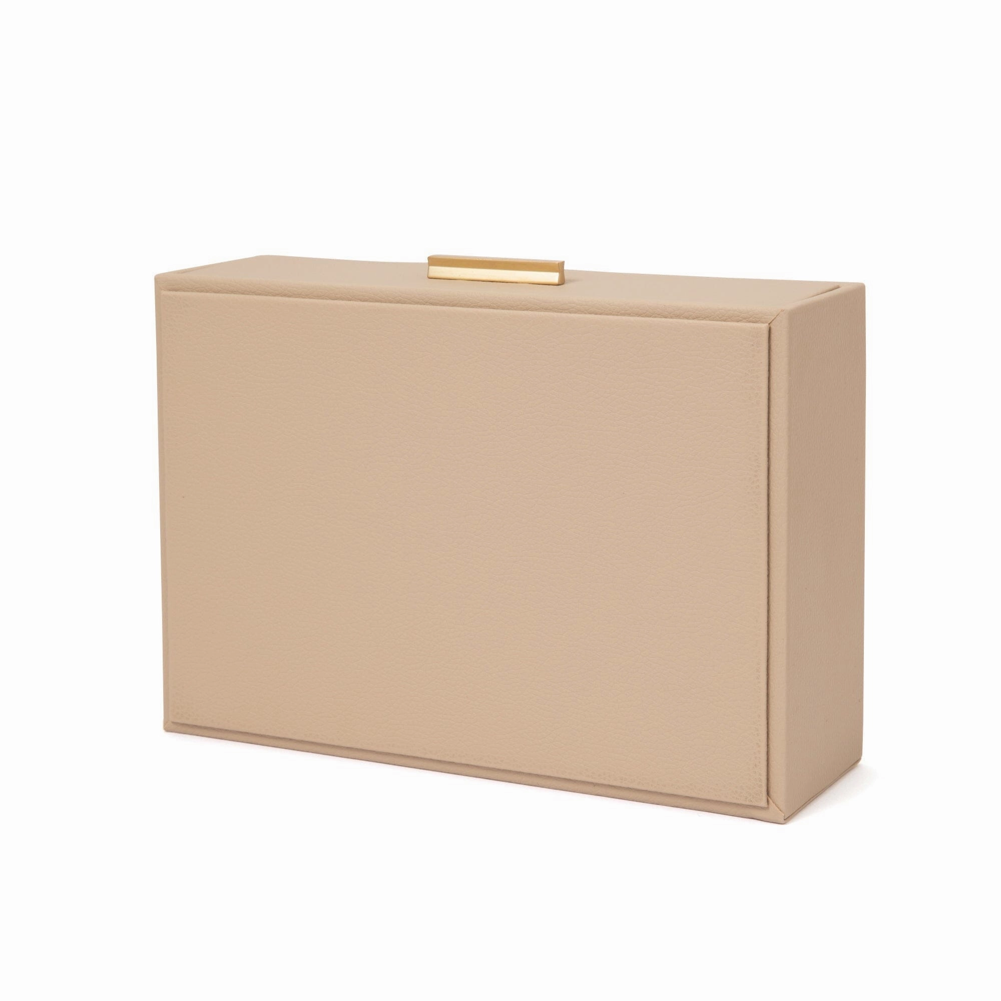 Stacking Jewelry box Open L Beige