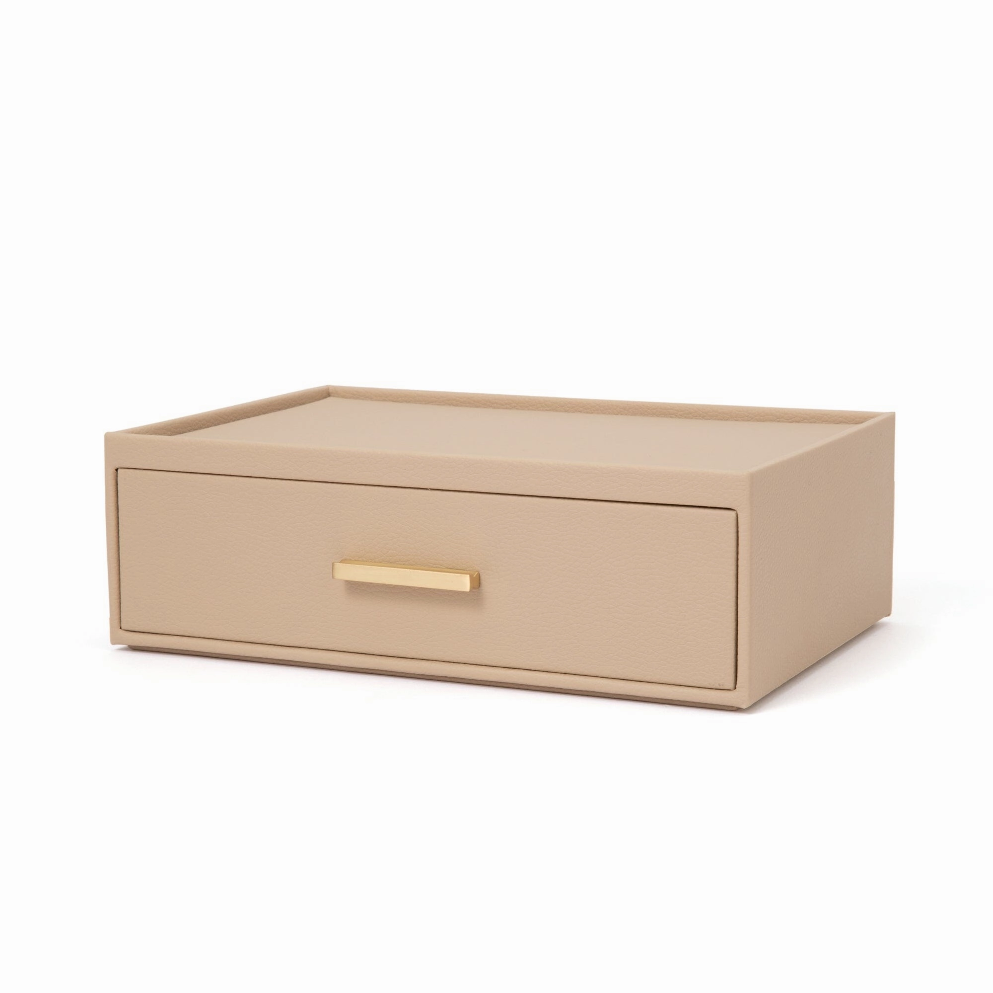 Stacking Jewelry box Open L Beigedecorative storage box ,stackable storage box 