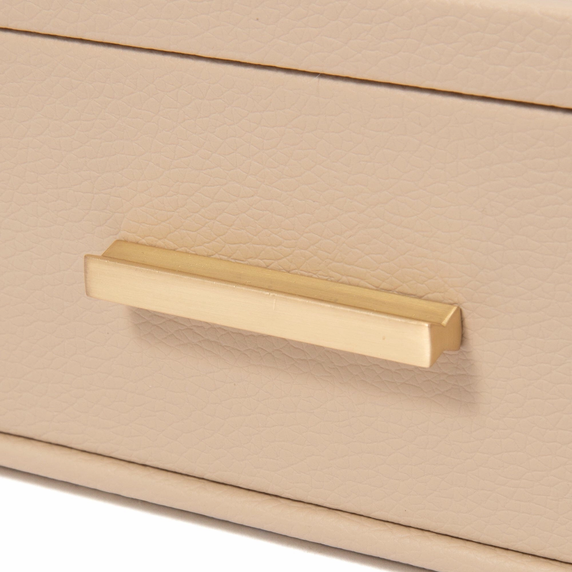 Stacking Jewelry box Open L Beige