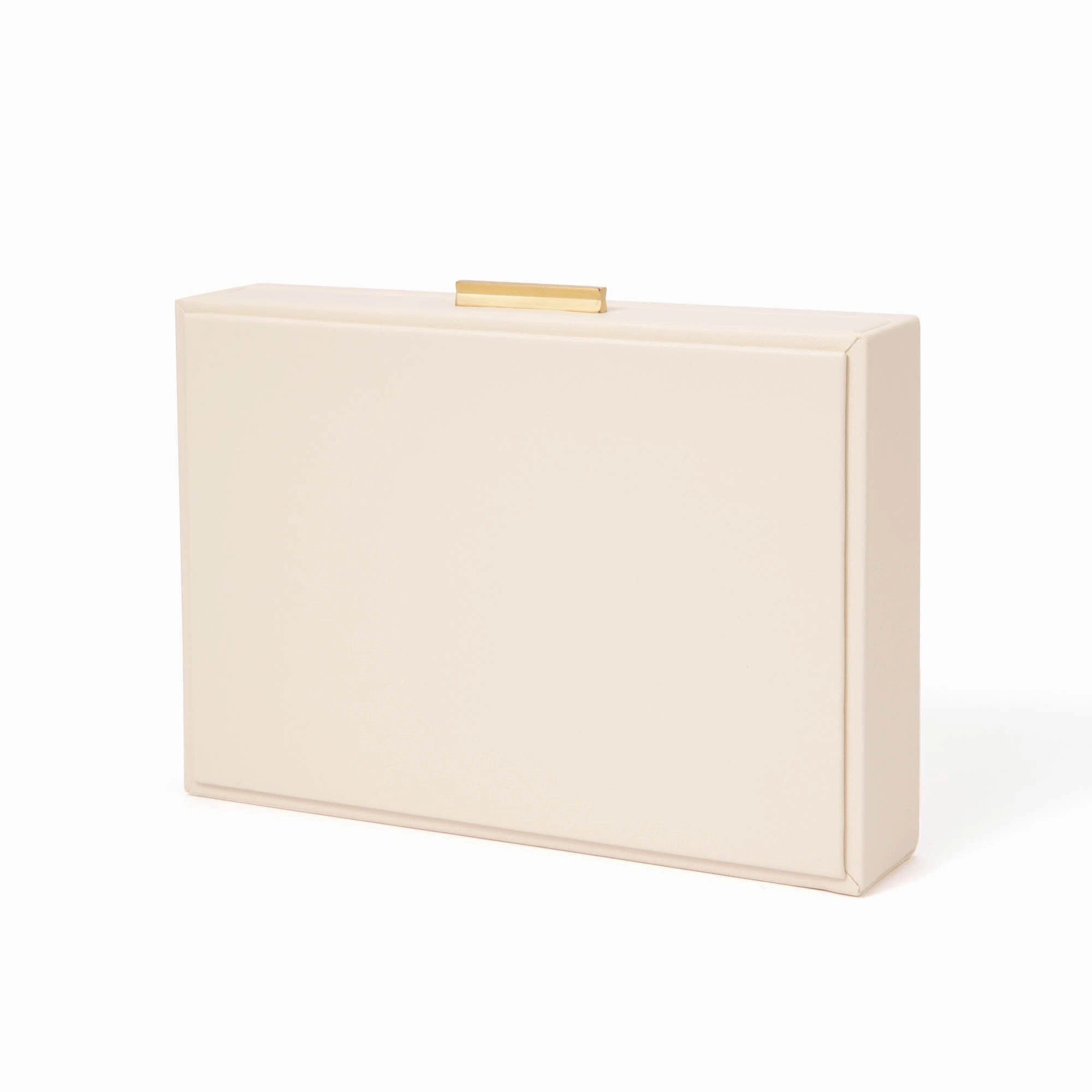 Stacking Jewelry Box Open Multi White