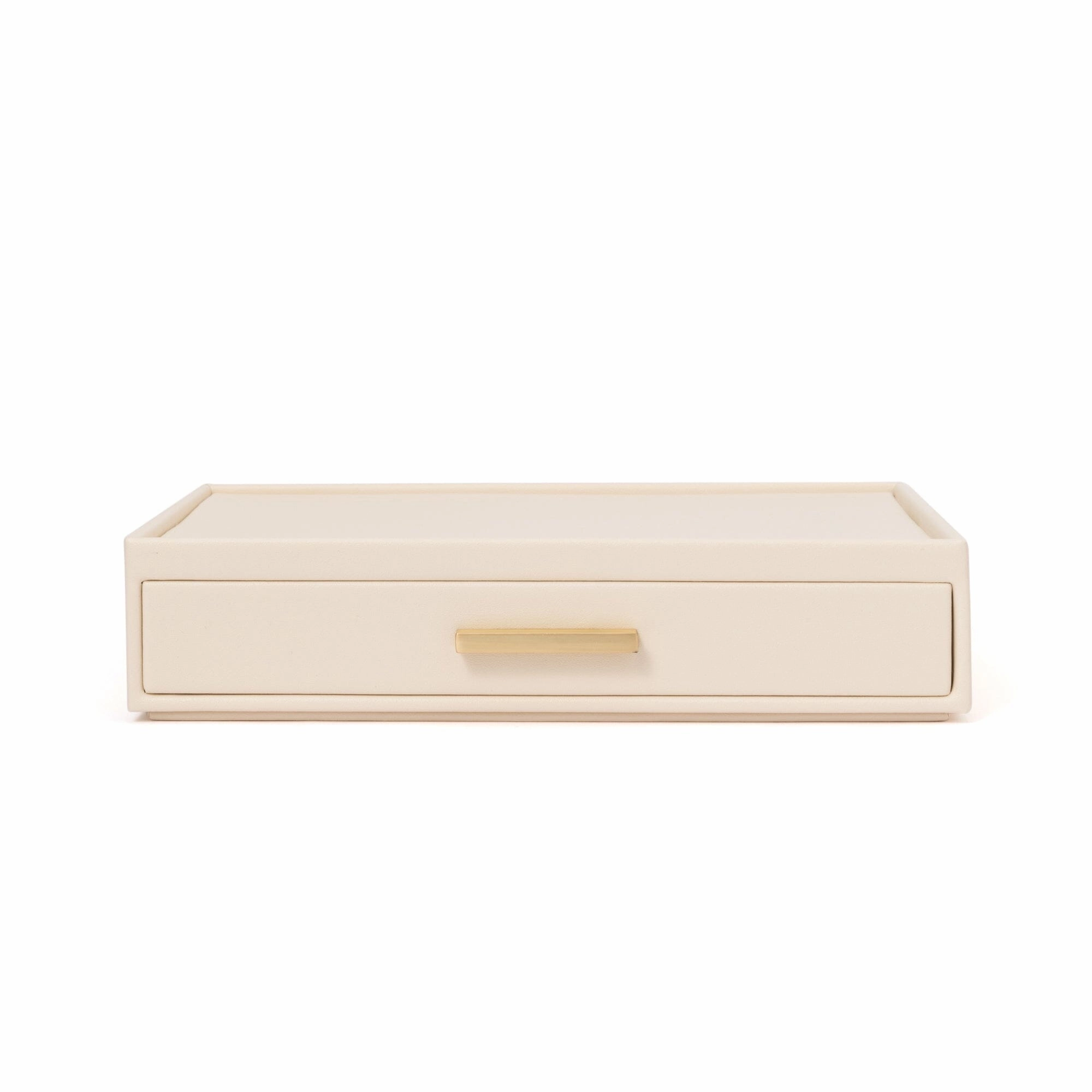 Stacking  Jewelry Box Ring Accessory Case White