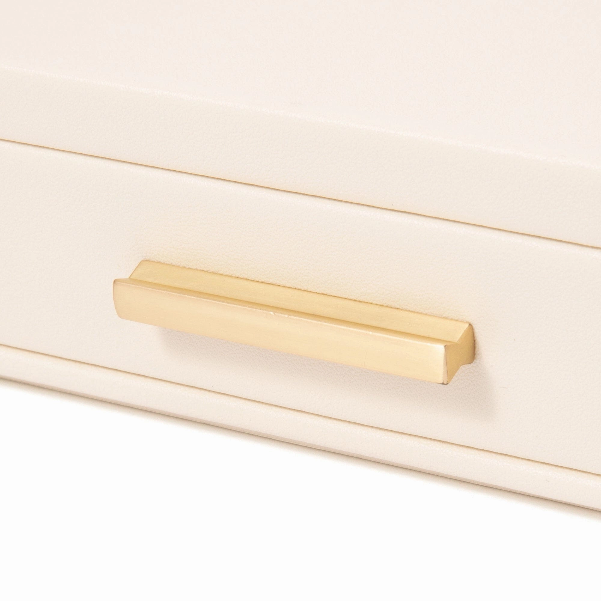 Stacking Jewelry Box Ring Earrings White