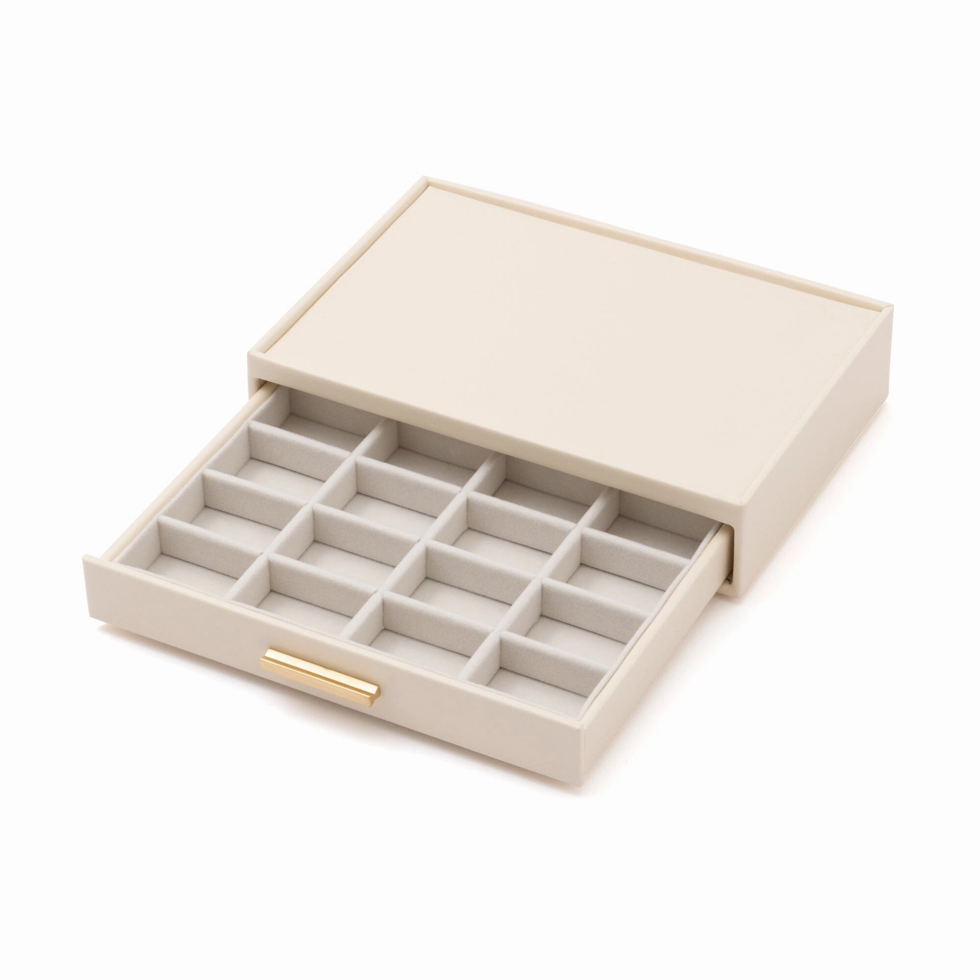Stacking Jewelry Box Ring Earrings Whitedecorative storage box ,stackable storage box 