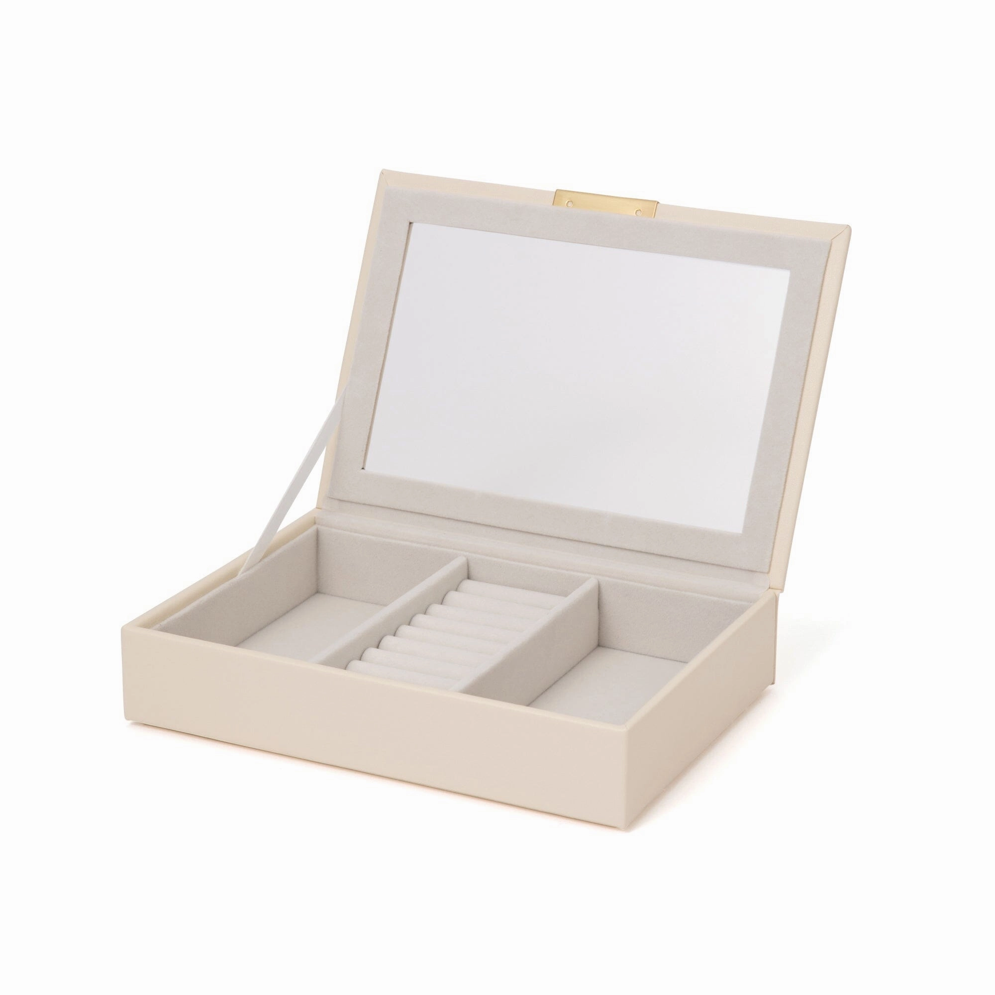 Stacking Jewelry Box with Display Lid Whitedecorative storage box ,stackable storage box 