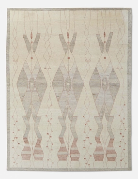 Stedman Hand-Knotted Wool Rugmodern color block patchwork rug