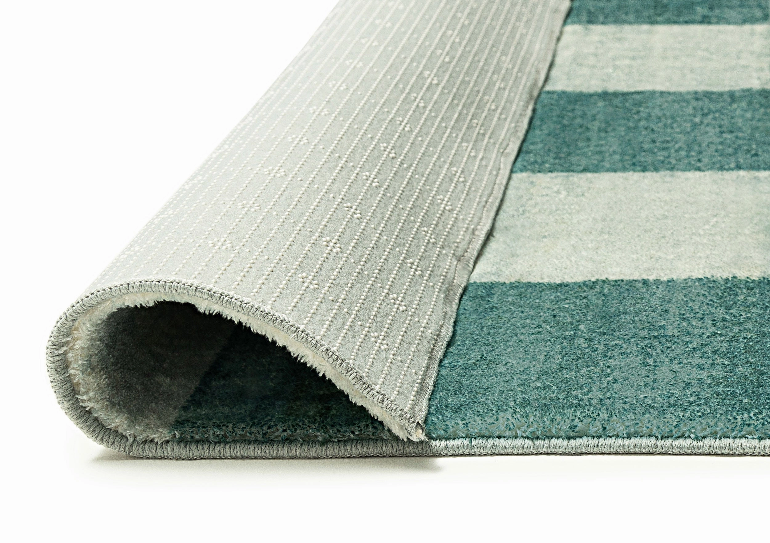 Steffi Green Checkered Washable Rug