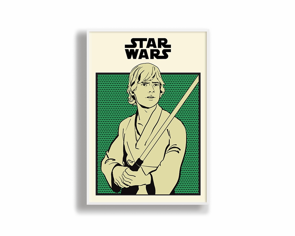 Stencil Luke Skywalker (May The 4th Special)
