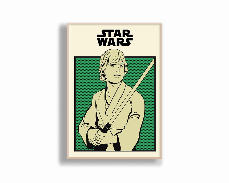 Stencil Luke Skywalker (May The 4th Special)