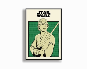 Stencil Luke Skywalker (May The 4th Special)modern abstract painting decor