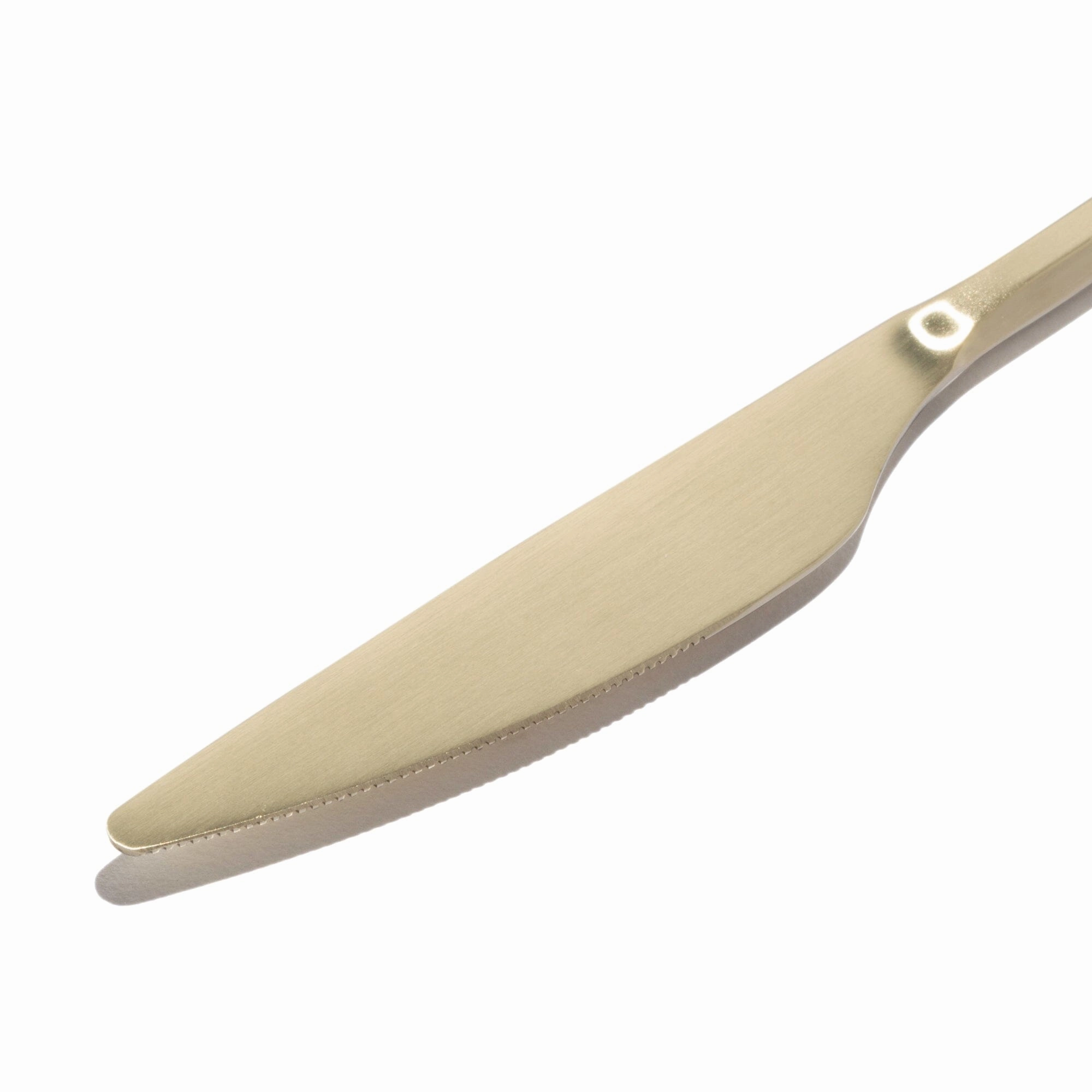 Straight Dinner Knife  Gold