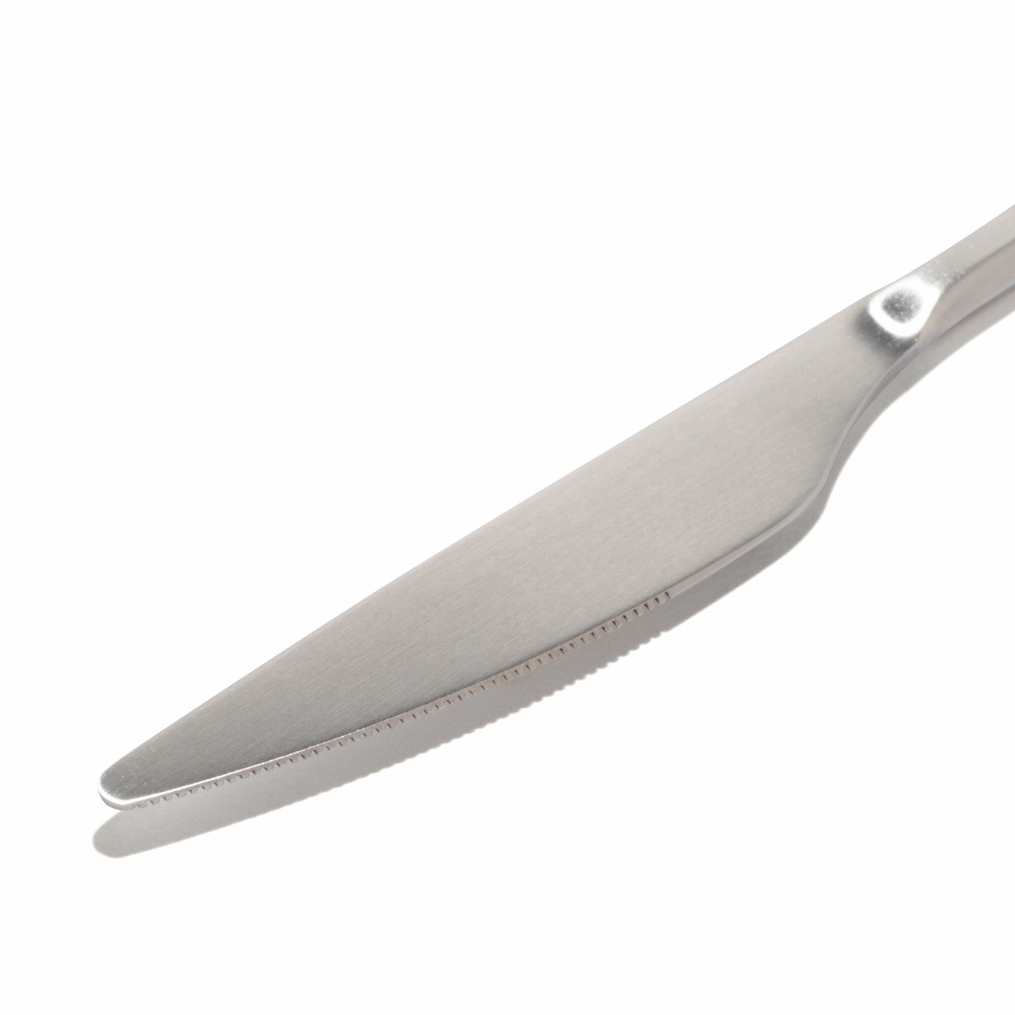 Straight Dinner Knife  Silver