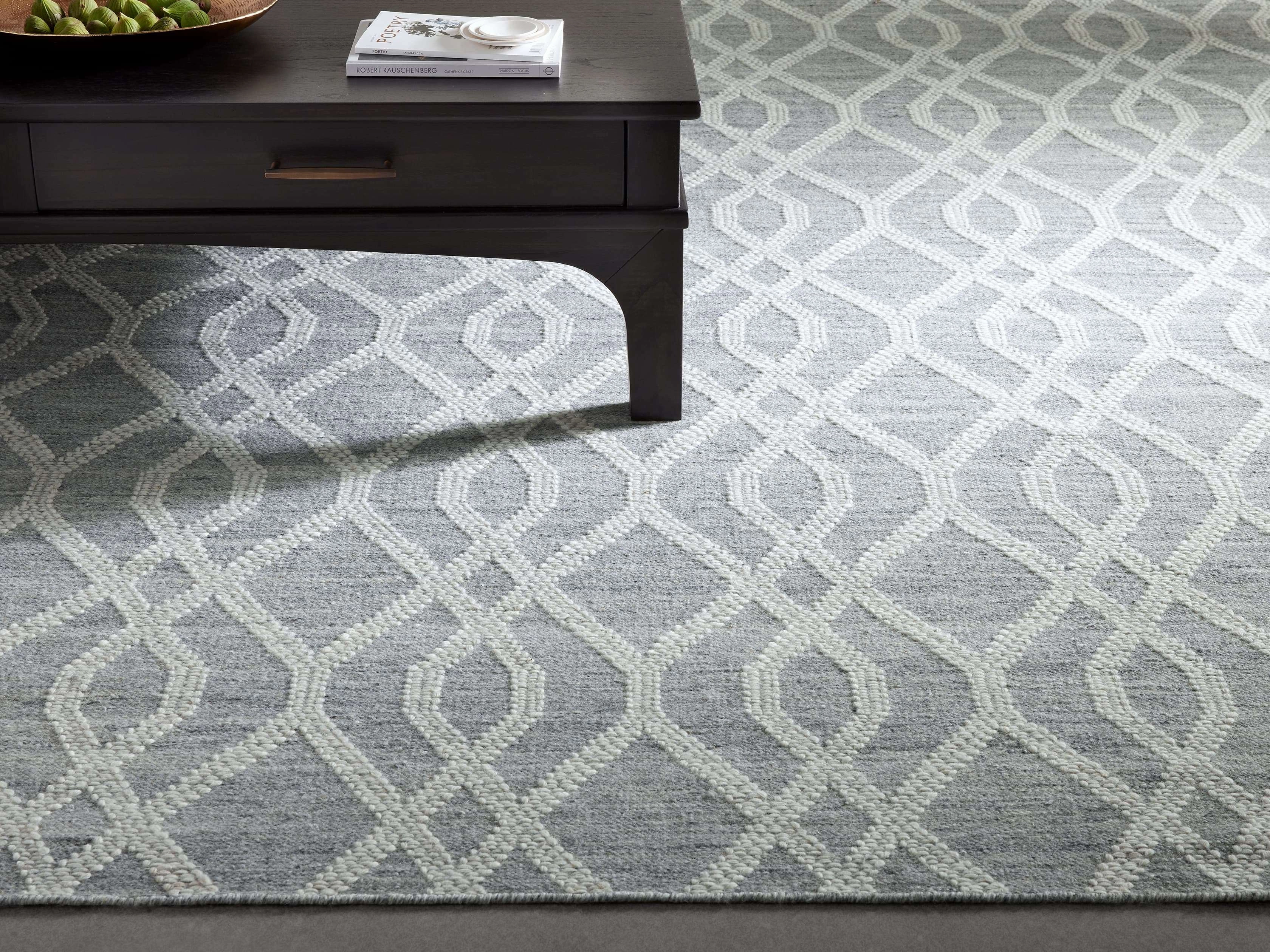 Stratton Rugmodern color block patchwork rug