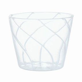 Stripe Glass Cup Blueglass cups ,personalized mugs 