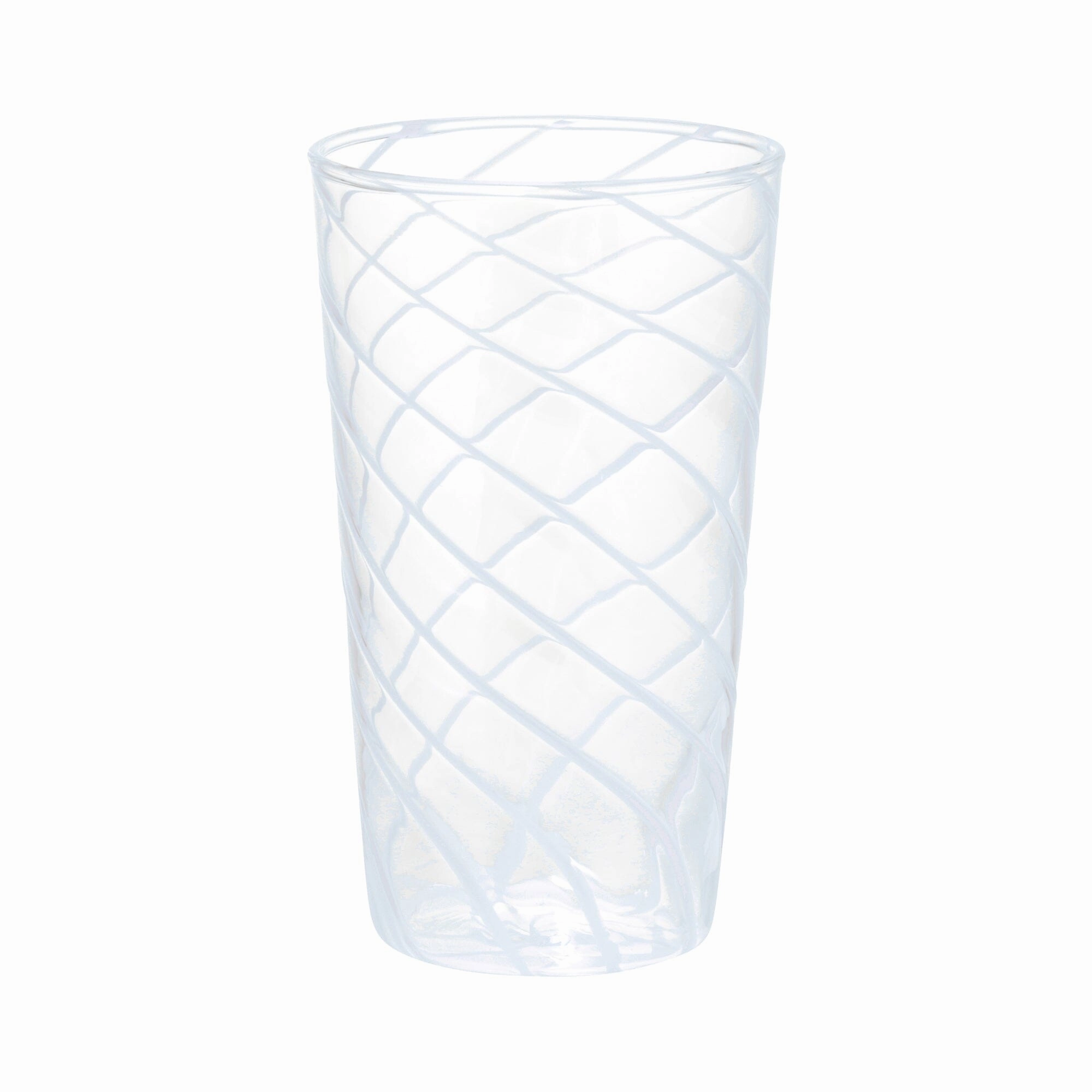 Stripe Glass Long Tumbler Blueglass cups ,personalized mugs 