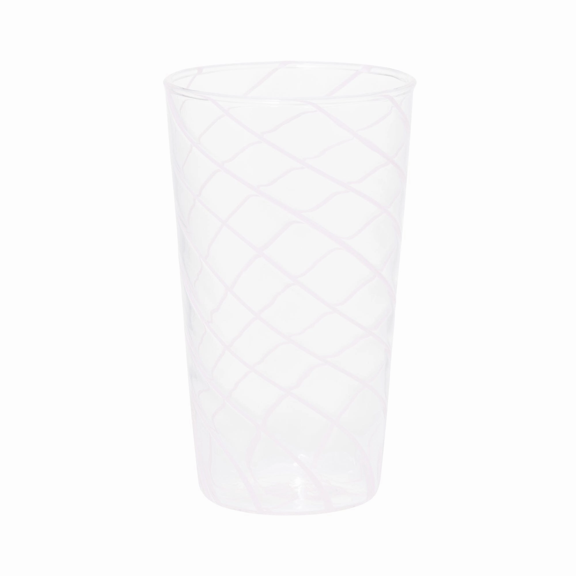 Stripe Glass Long Tumbler Pinkglass cups ,personalized mugs 