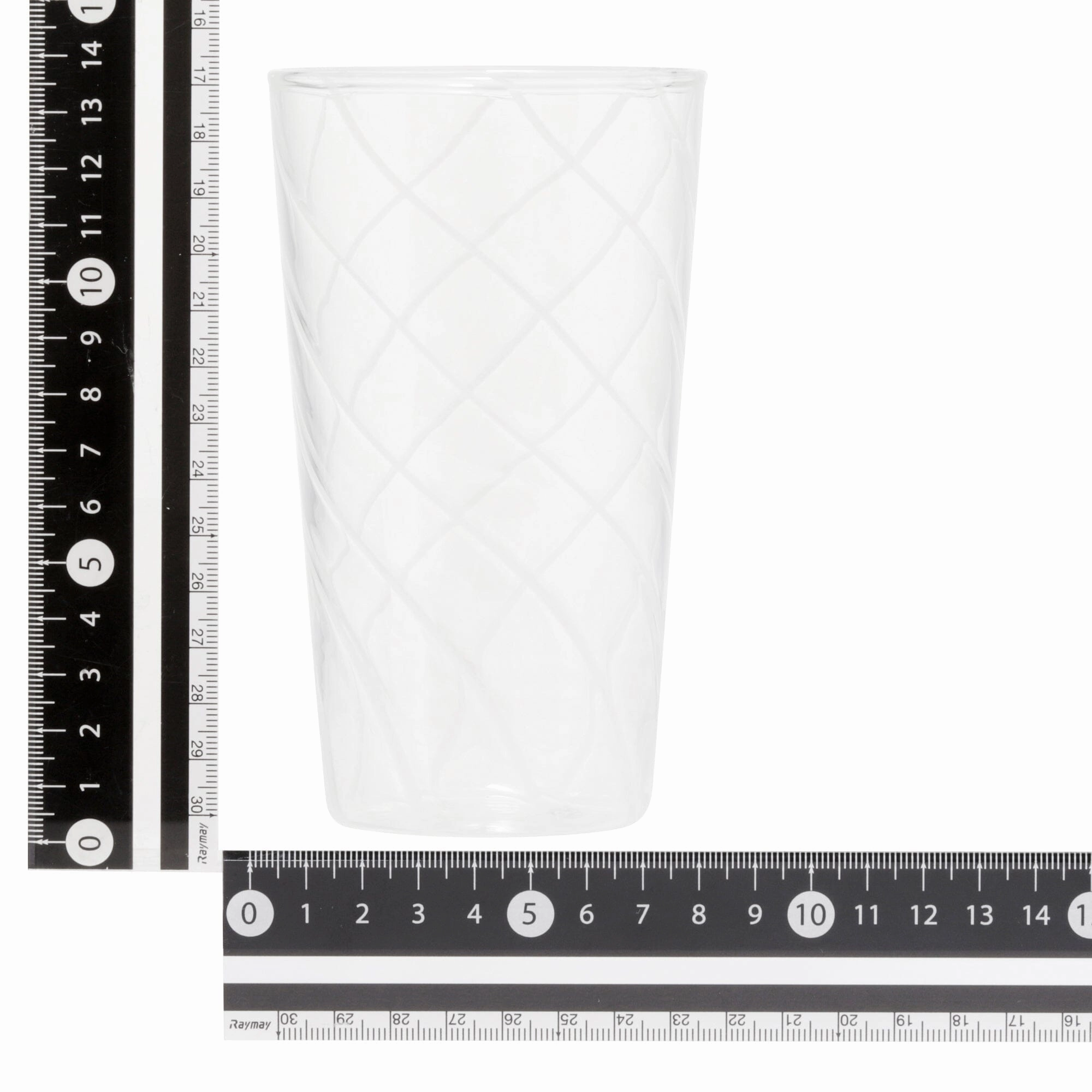 Stripe Glass Long Tumbler White
